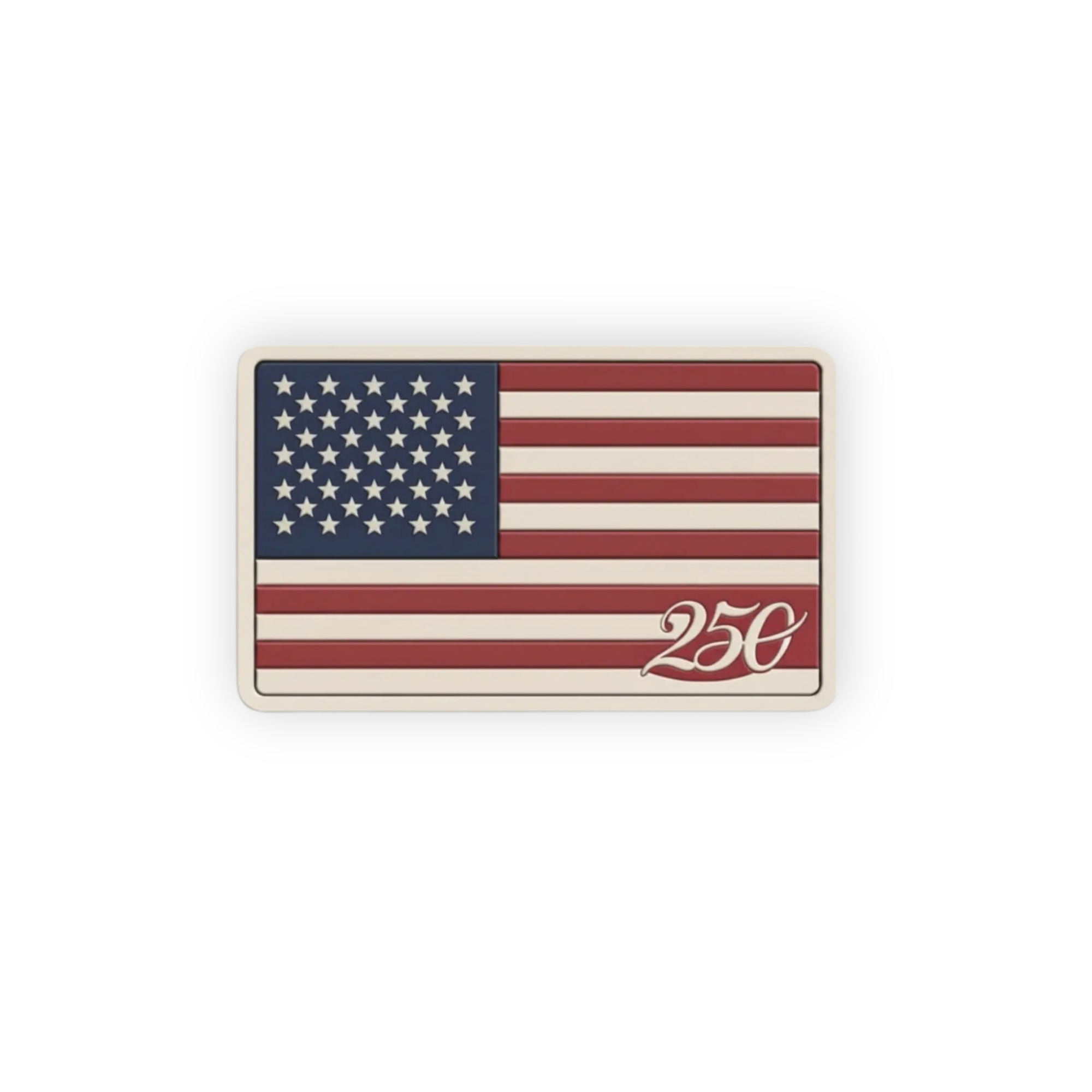 Champagne Chic American Flag Sweater