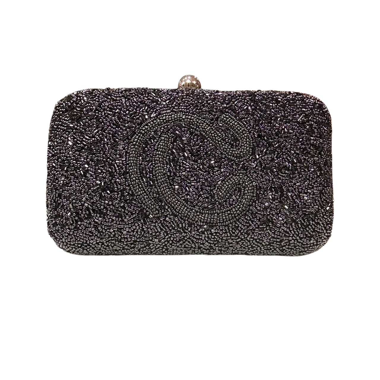 Beaded Box Clutch - Champagne Chic Collection