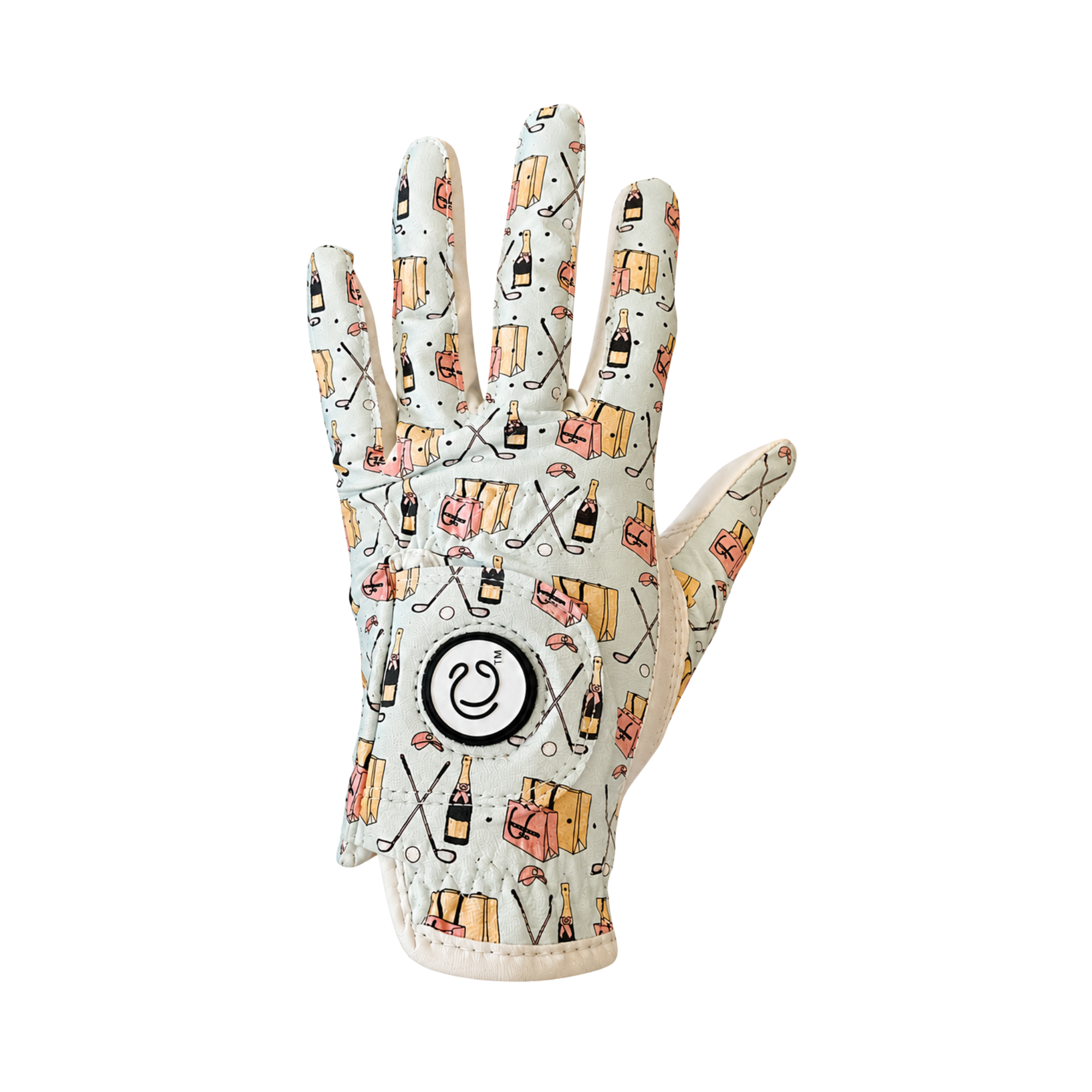 Champagne Chic Leather Golf Glove
