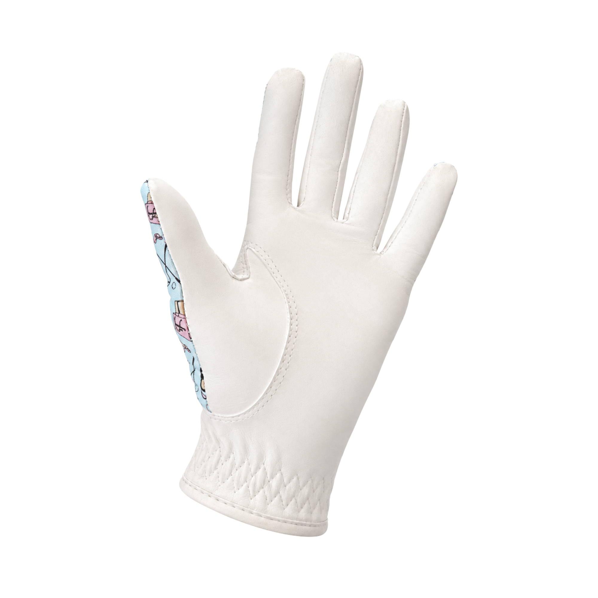 Champagne Chic Leather Golf Glove