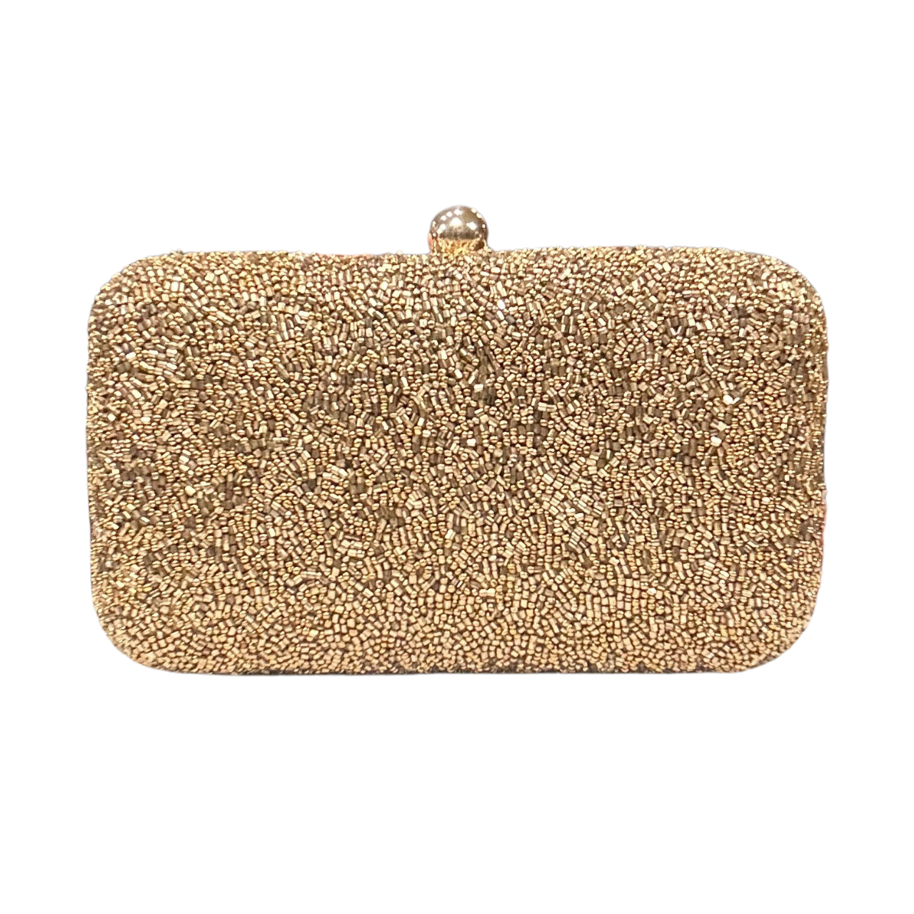 Beaded Box Clutch - Champagne Chic Collection