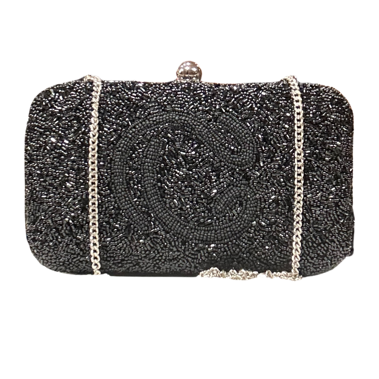 Beaded Box Clutch - Champagne Chic Collection