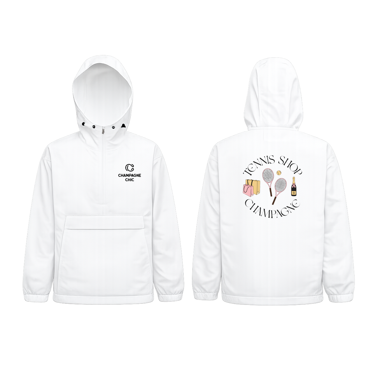Rain/Wind Jacket - Golf, Tennis, Pickleball